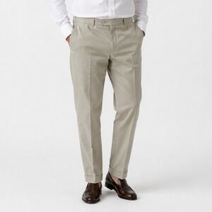 Aristo Eighteen Trousers Sand Cotton Spandex Chino Dress Pants Yuma / 42